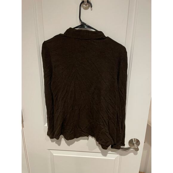 Eileen Fisher petite cardigan dark brown PS small - Picture 4 of 7